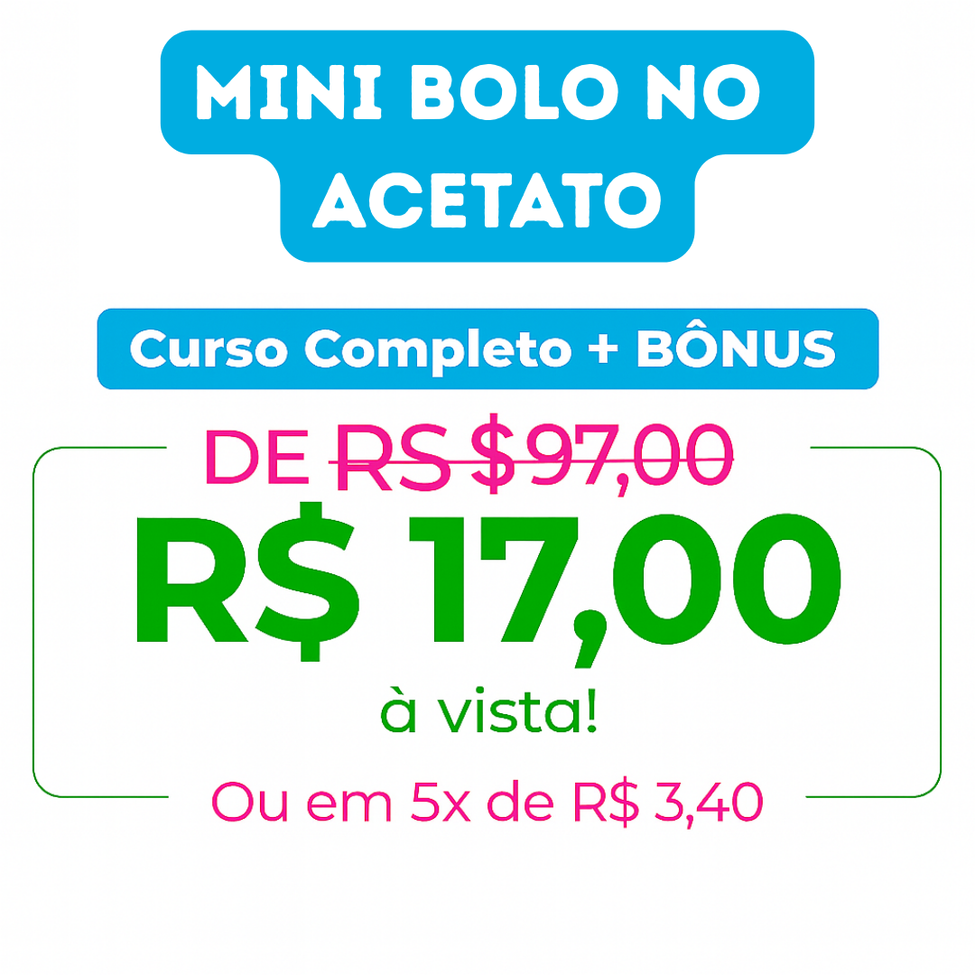 Preço do curso